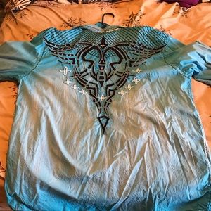 Roar rock revival button down