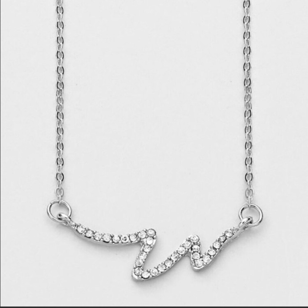 ⚡️2 for 25⚡️Crystal Pave Necklace.