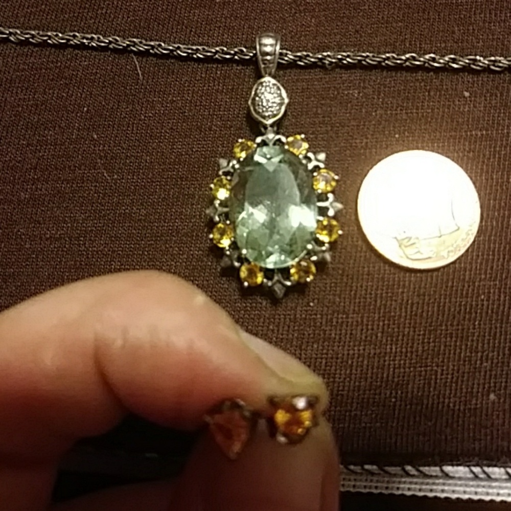 Au 14k pendant necklace