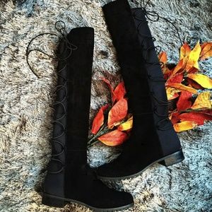 Michael Kors Suede Over the Knee Boots