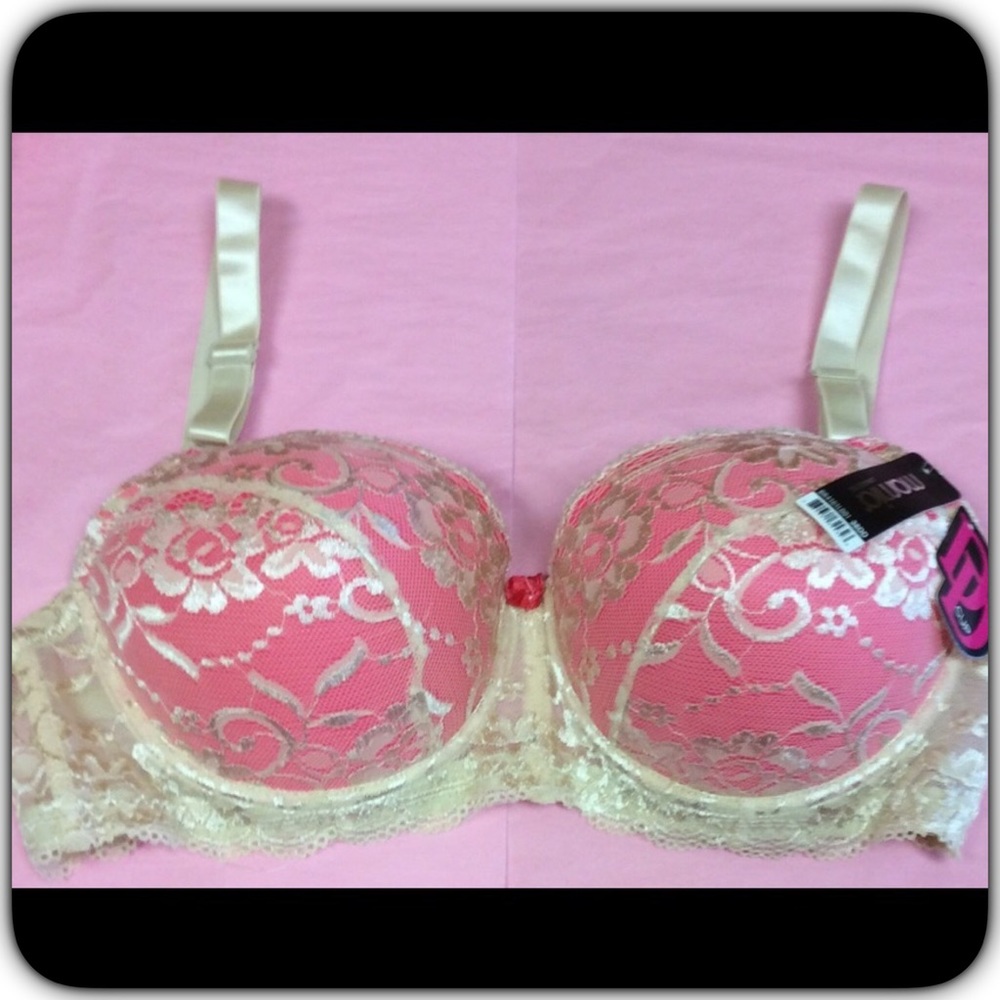 Fancy Lace Underwire Bra 36DD NWT