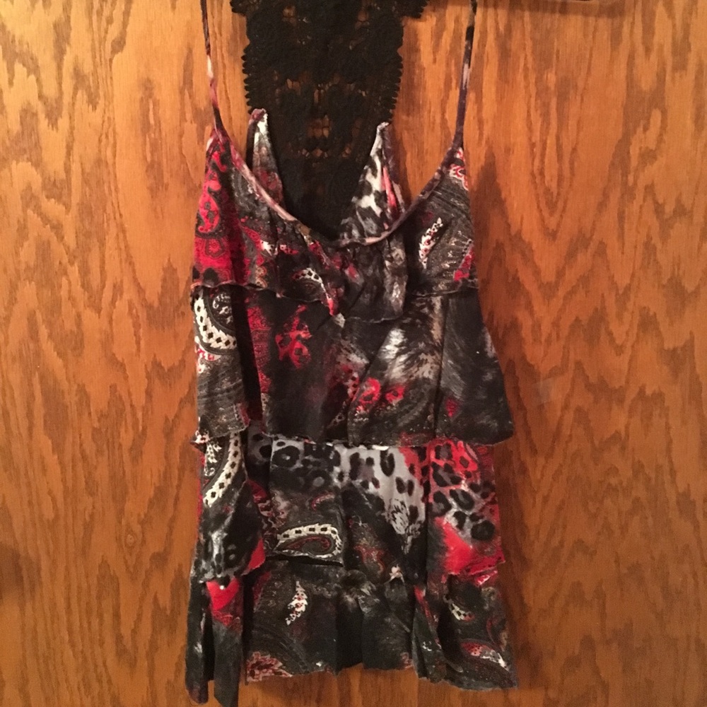 Fun printed tank top