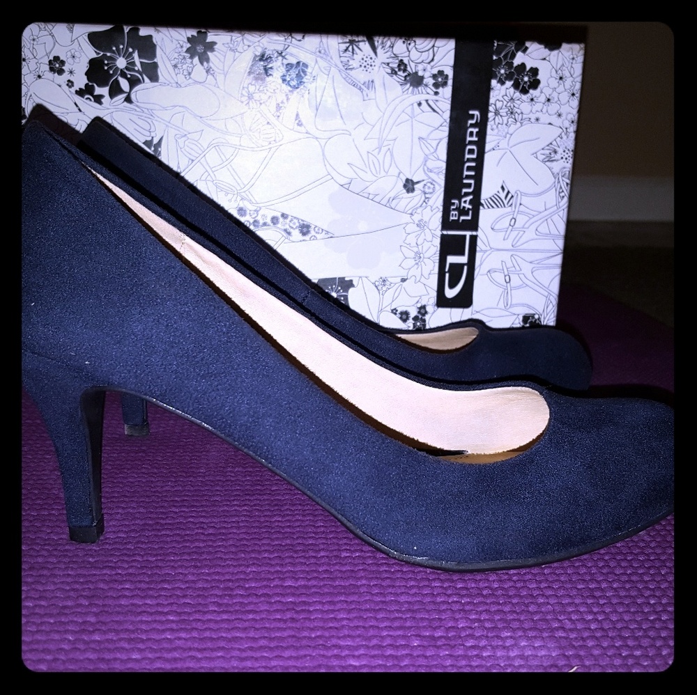 Blue Suede Chinese Laundry pumps
