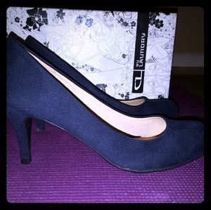 Blue Suede Chinese Laundry pumps