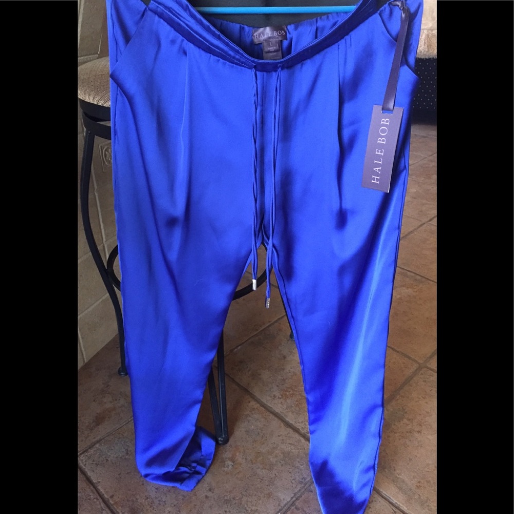 Hale Bob blue dress pants