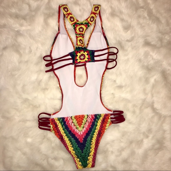 One-Piece Cut Out Bathing Suit - Picture 2 of 5