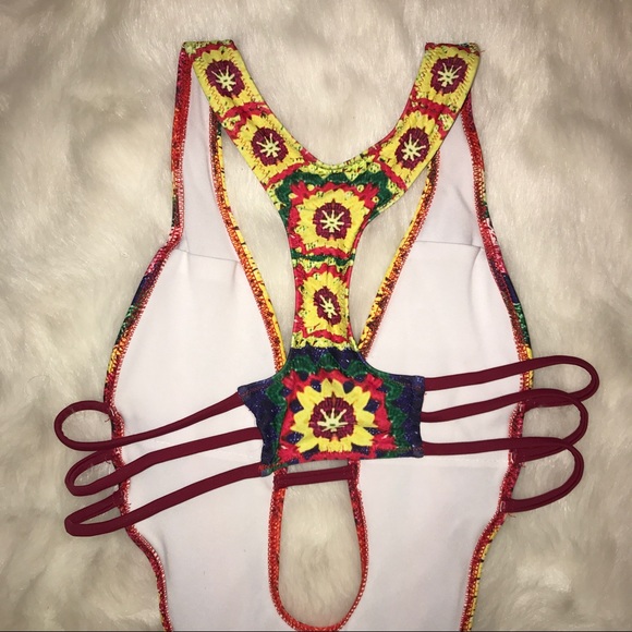 One-Piece Cut Out Bathing Suit - Picture 4 of 5