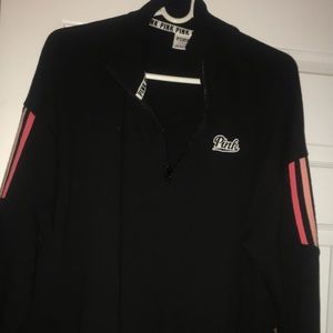 🌈 VS Pink Quarter Zip Sweatshirt