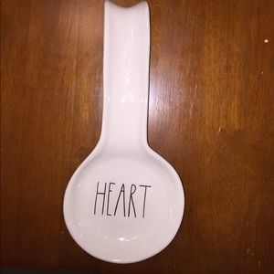 Rae Dunn "heart" spoon rest