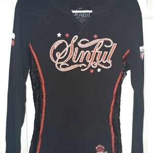 Beautiful Sinful long sleeve shirt from Buckle