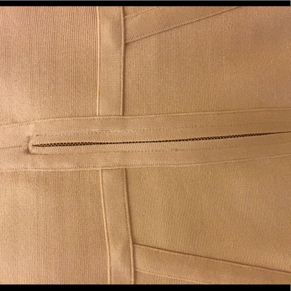 Bebe Body Con - Metallic Gold Dress - Never worn - Picture 4 of 8