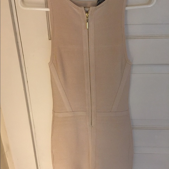 Bebe Body Con - Metallic Gold Dress - Never worn - Picture 5 of 8