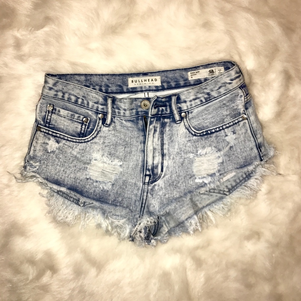 Distressed Jean Shorts