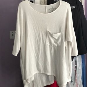 American eagle plush shirt size small. Oversized.
