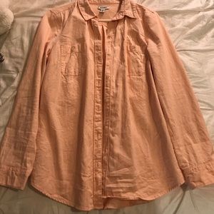 Long sleeve, button down, cotton shirt