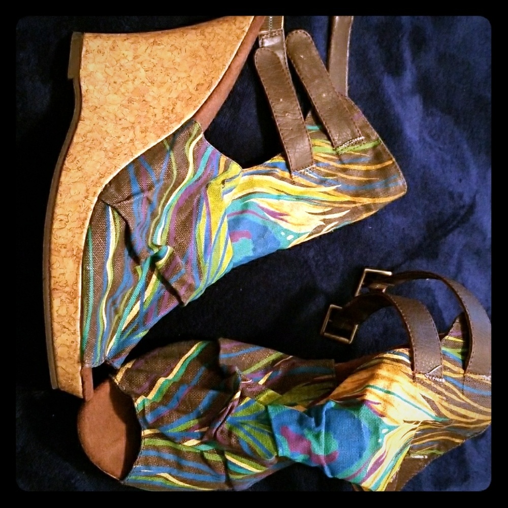 SUN LUKS Wedge Sandals