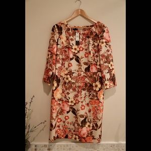 NWOT Talbots Fall Floral Dress