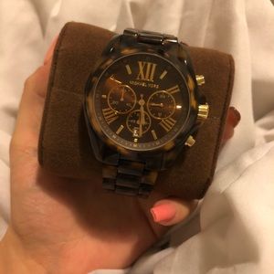 Tortoise Michael Kors Watch
