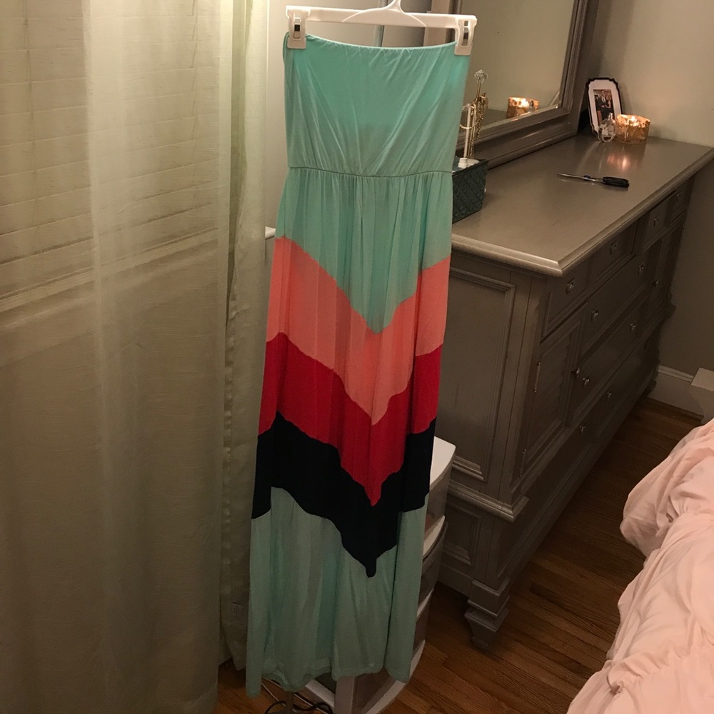 Multi-color maxi dress