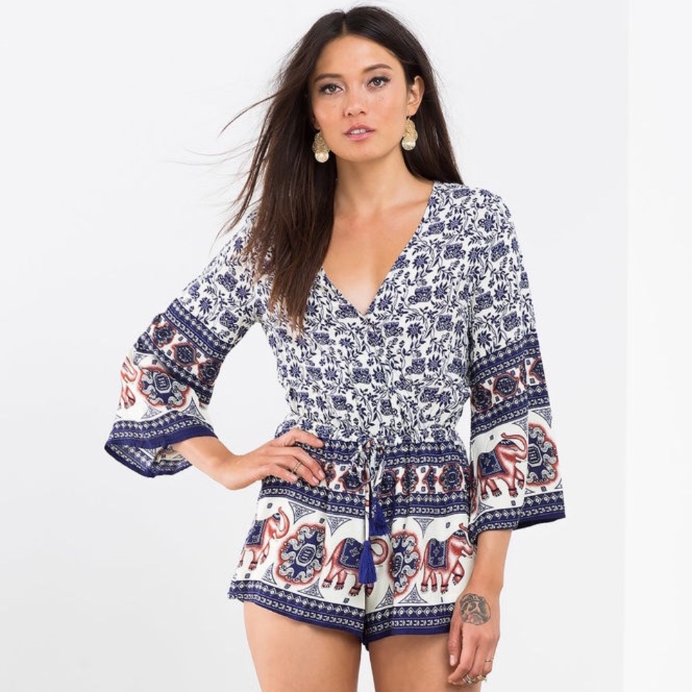 Cute long sleeve romper