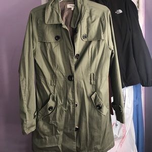 Charlotte Russe trench coat size large