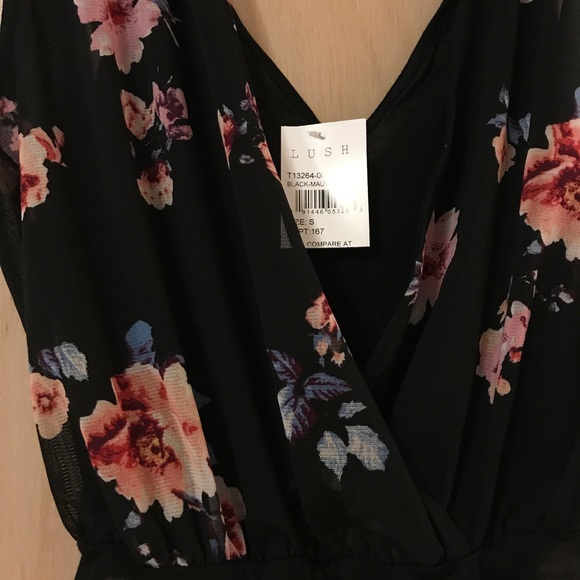Floral bodysuit, Size S - Picture 7 of 7