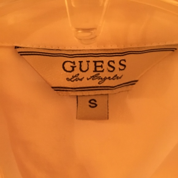 Guess Women's Button Down open back Blouse - Picture 2 of 3