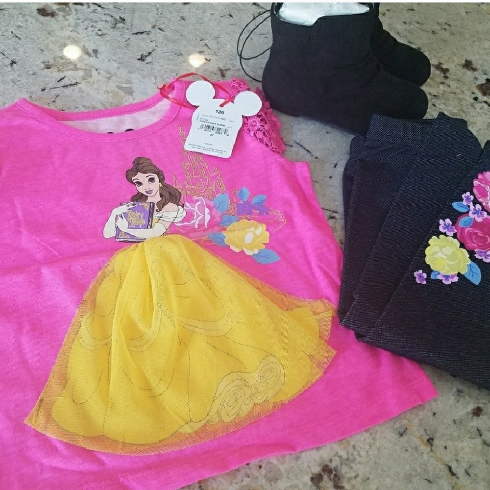 NWT toddler outfit & boots