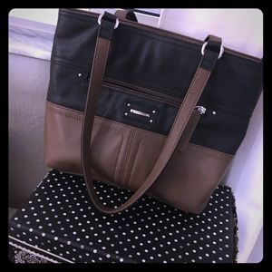 NWOT Stone & co. Black and brown purse