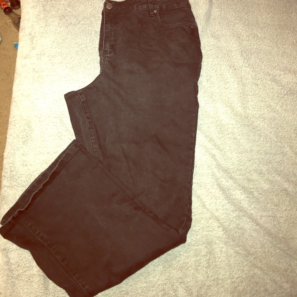 Bootcut 24T Black Jeans.