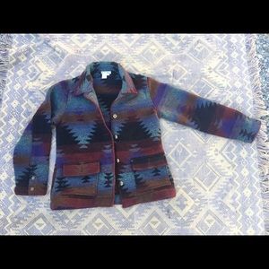 Native American print jacket