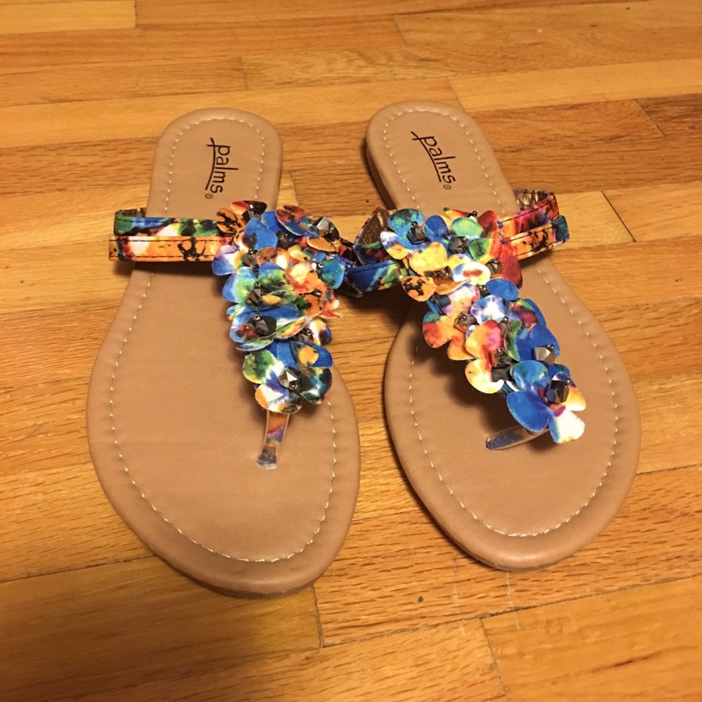 Ruffled Palms Sandal