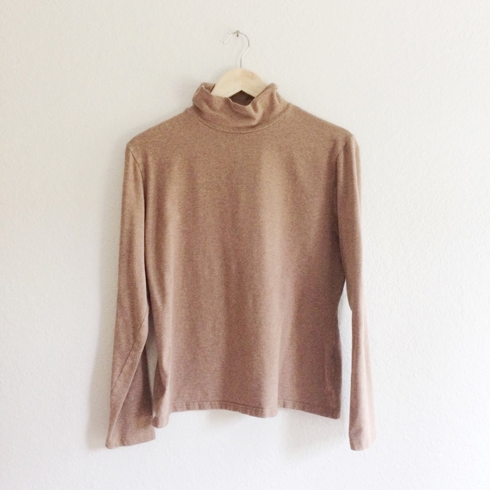 Small Nude Taupe Turtleneck