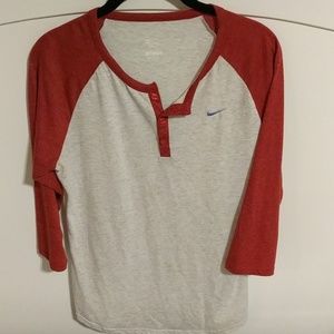 Nike causal 3/4 sleeve t-shirt