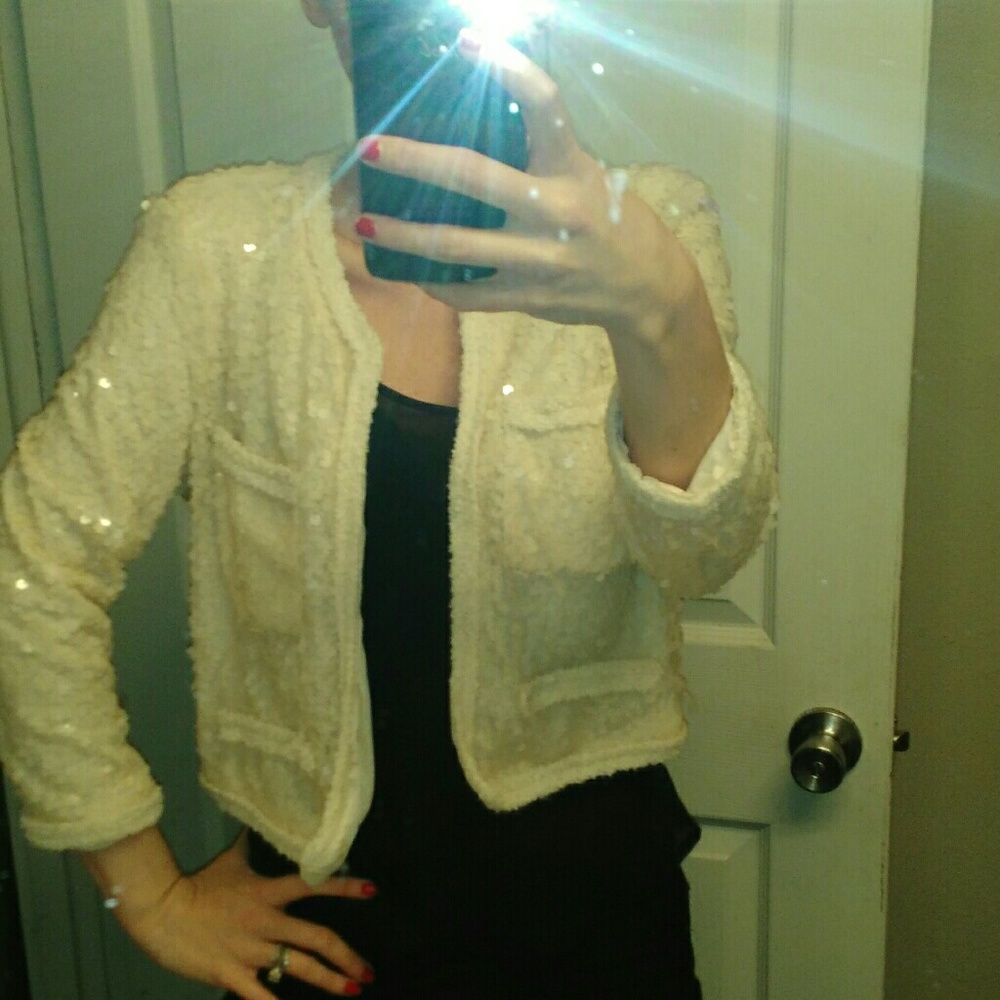 English Rose sequence blazer.
