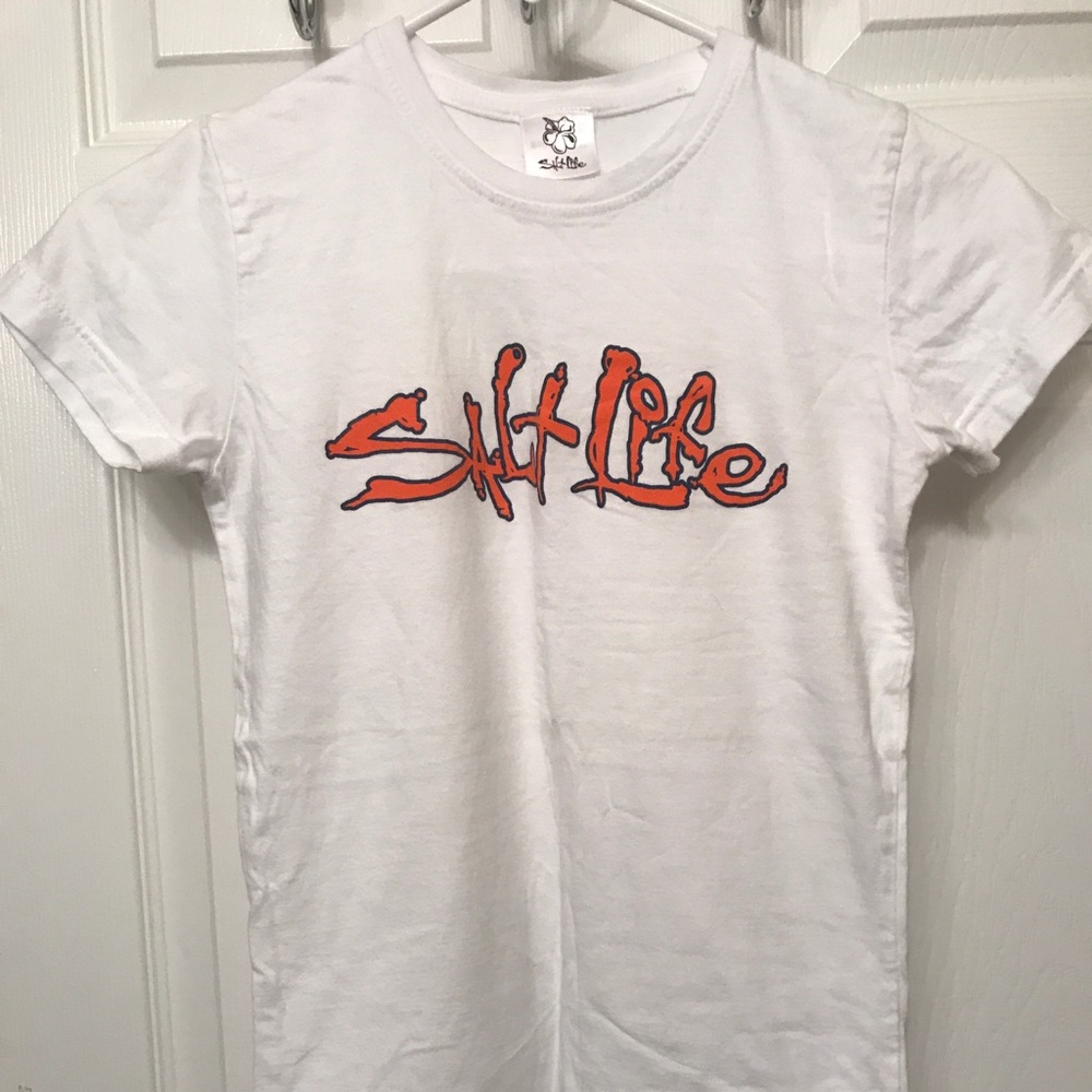 SALT LIFE GATOR COLORS T SHIRT SIZE S