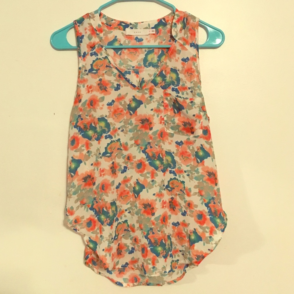 LUSH Floral Silky Tank
