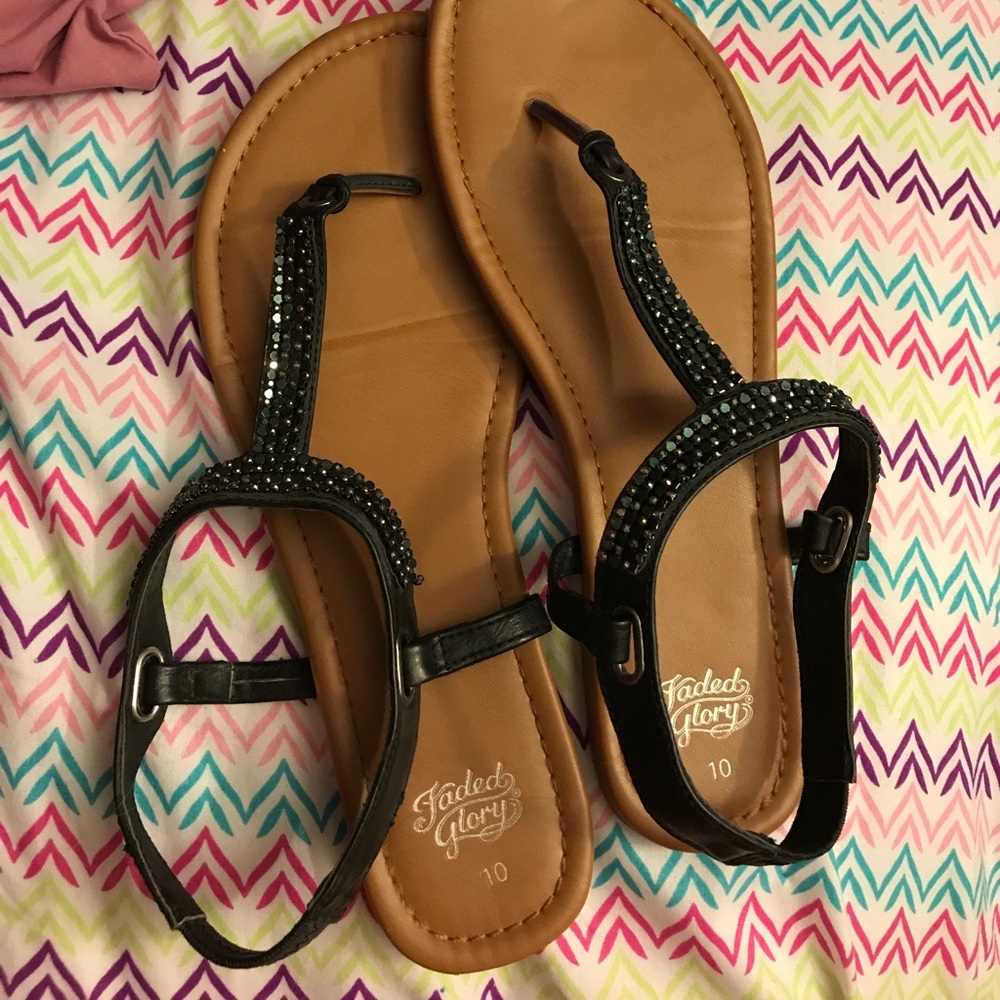 Black sandals