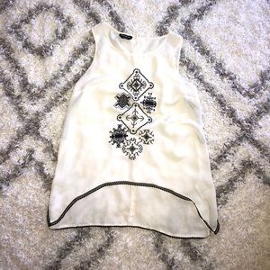 Bebe High-Low Tank Top