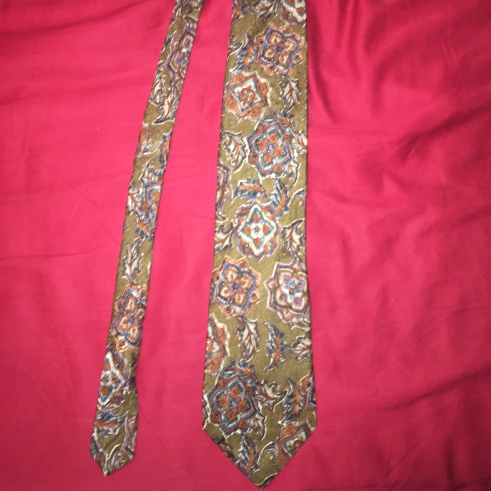 Vintage Christian Dior Woven Silk Tie