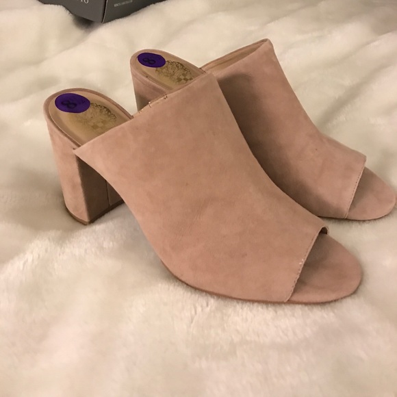 vince camuto suede mules