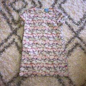 Cece Embroidered Shift Dress