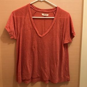 Linen Madewell Rust Tee