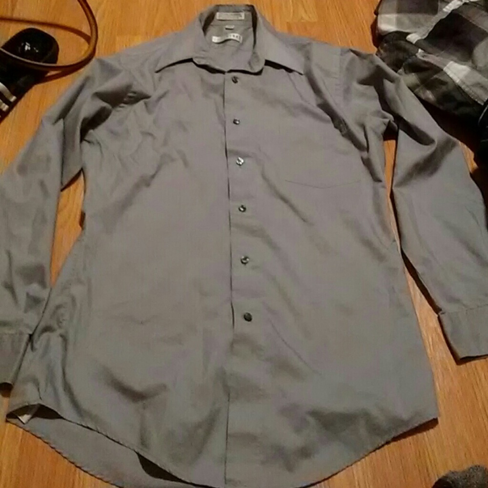 Gray Dress Shirt