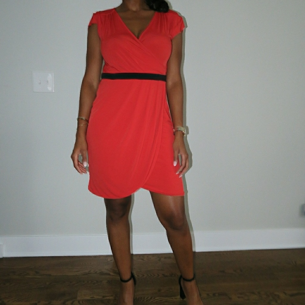 NY & Company Orange Dress