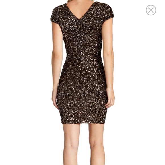 Sequin Body Con Mini Dress - Picture 3 of 8