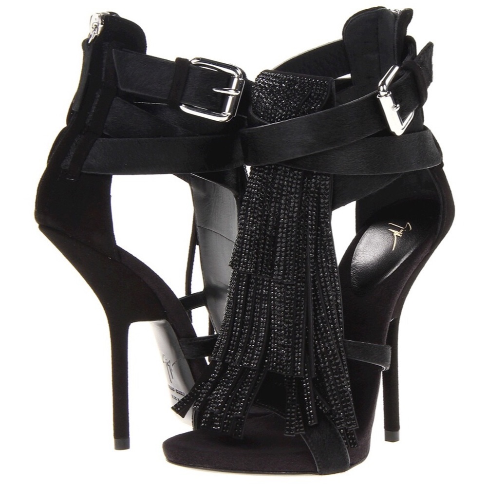 Authentic Giuseppe Zanotti Fringe Heels