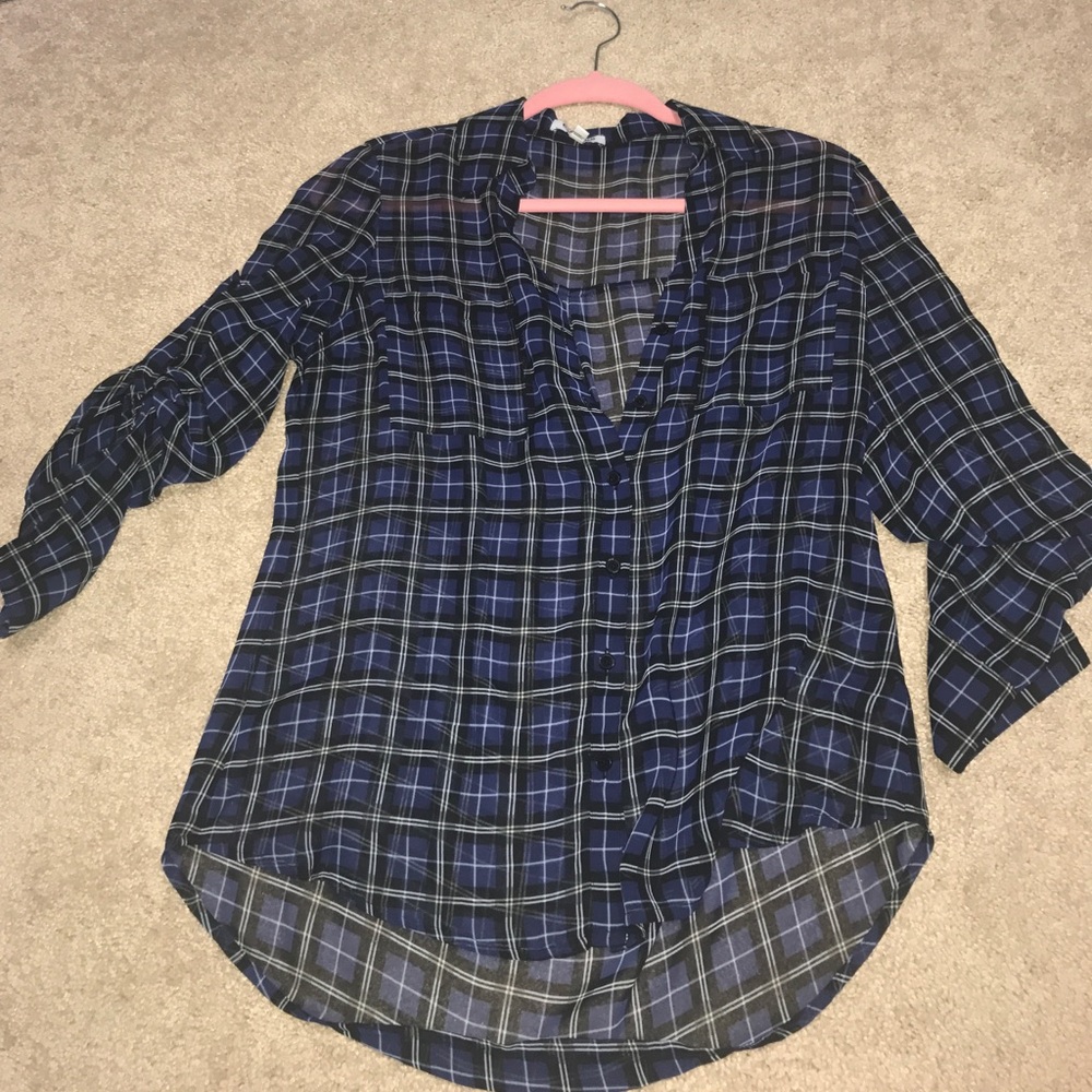 Express Blue Portofino button down