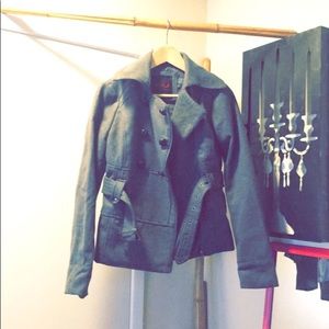 90% Polyester 10% Wool Coat