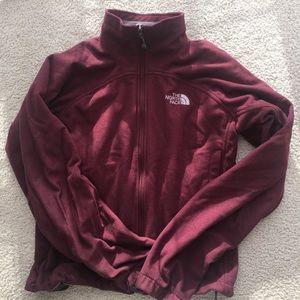 Maroon northface jacket
